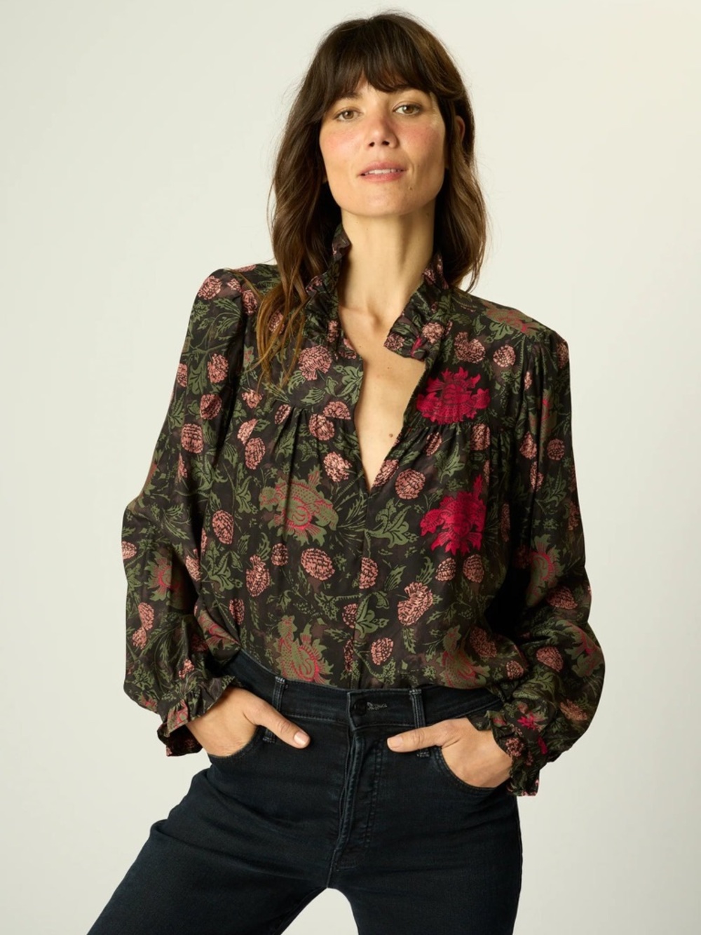 Natalie Martin Georgia Blouse Size Small